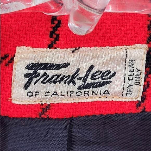 HPFrank Lee Vintage 70s plaid Double Breasted Woman's Blazer Jacket - Picture 4 of 13